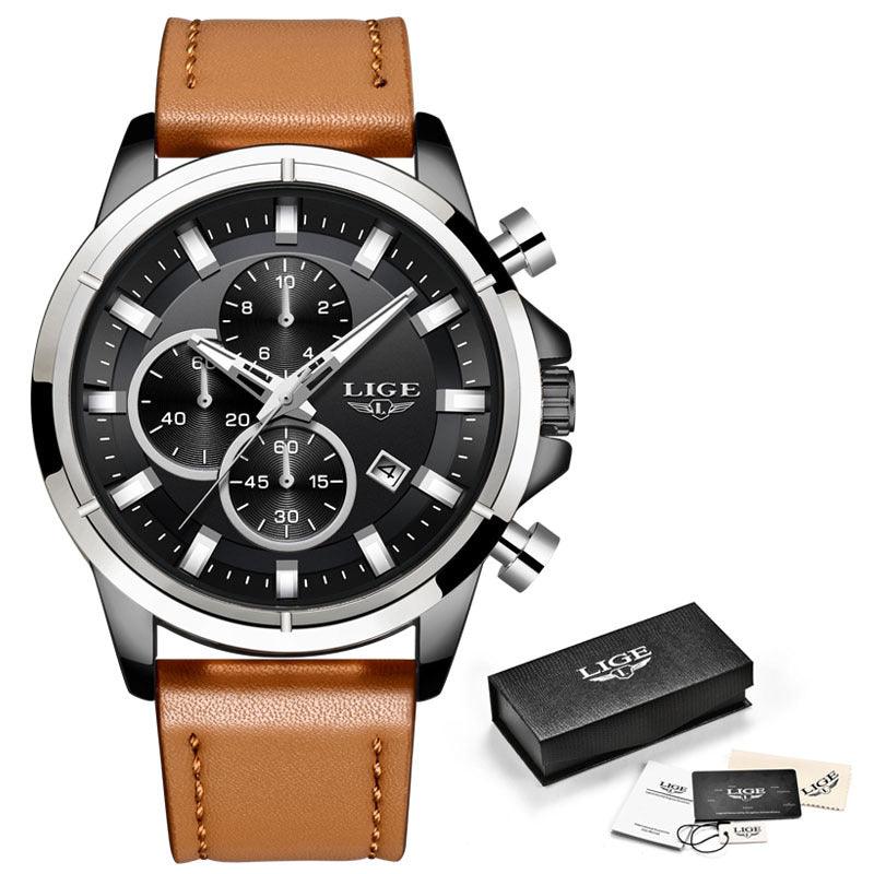 Men's Waterproof Timing Belt Sports Quartz Watch - melvincucci