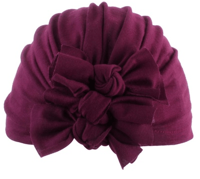 Pleated bowknot baby hat - melvincucci