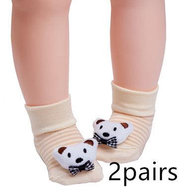 Cute Baby Animal Doll Baby Three-dimensional Socks - melvincucci