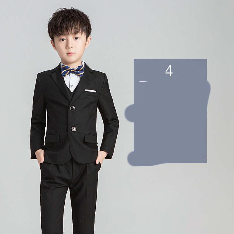 Children's Suit Boys Solid Color Flower Girl Dress  Catwalk Performance Clothing - melvincucci