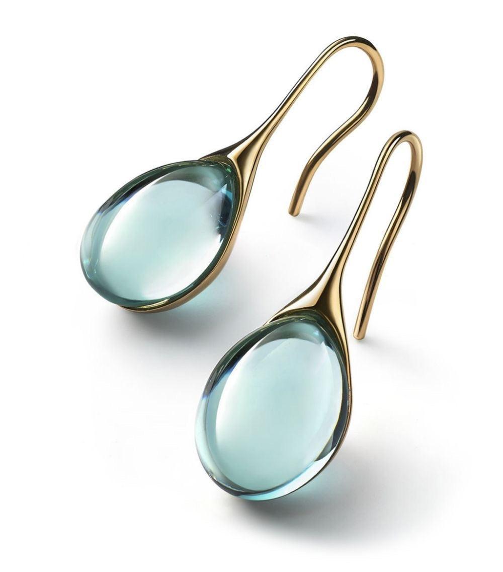 Four Color Inlaid Opal Earrings European And American Ladies Fashion Earrings - melvincucci