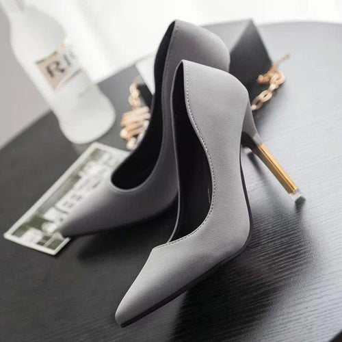 2021 Autumn Women's Shoes New, European And American Fashion Shallow Female Single Shoe Night Shopheel Manufacturers Direct Sales - melvincucci