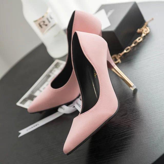 2021 Autumn Women's Shoes New, European And American Fashion Shallow Female Single Shoe Night Shopheel Manufacturers Direct Sales - melvincucci