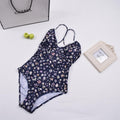 2021 Lace Floral Border One-Piece Swimsuit Bathing Suit Swimwear Beachwear - melvincucci
