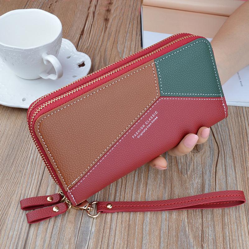 2021 New Double Zipper Hand Wallet Women''s - melvincucci