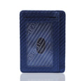 2021 New Fashion Pu Leather Carbon Fiber Wallet Mini Slim Wallets Business Men Credit Card ID Holder with RFID Anti-chief Purse - melvincucci