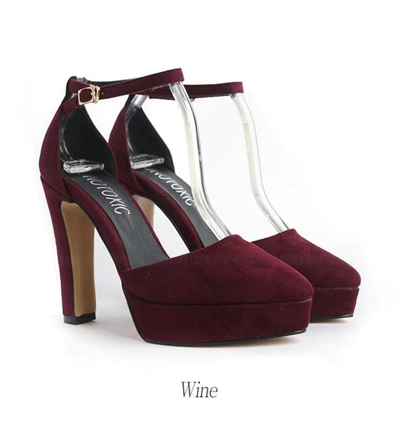 2021 new Korean version of rough heel shoe - melvincucci