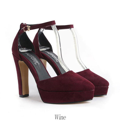 2021 new Korean version of rough heel shoe - melvincucci