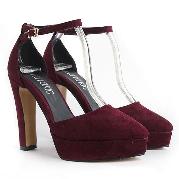 2021 new Korean version of rough heel shoe - melvincucci