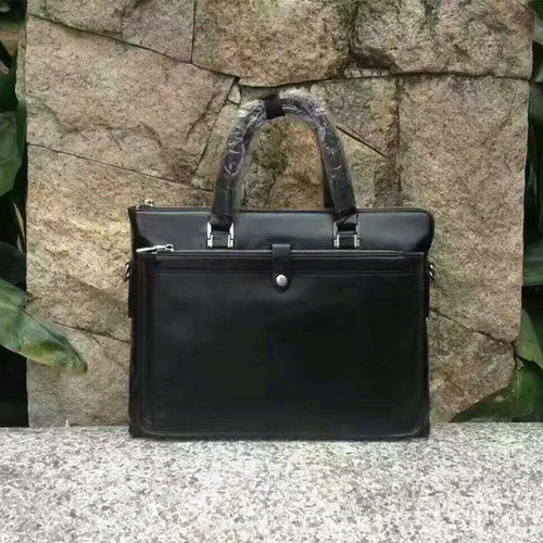 2021 new leather bag bag men leisure Xiekua Baotou cowhide buffalo portable business bag - melvincucci