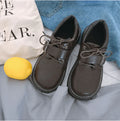 2021 spring autumn retro England small clasp female college lovely girl thick bottom big head shoelace shoe - melvincucci