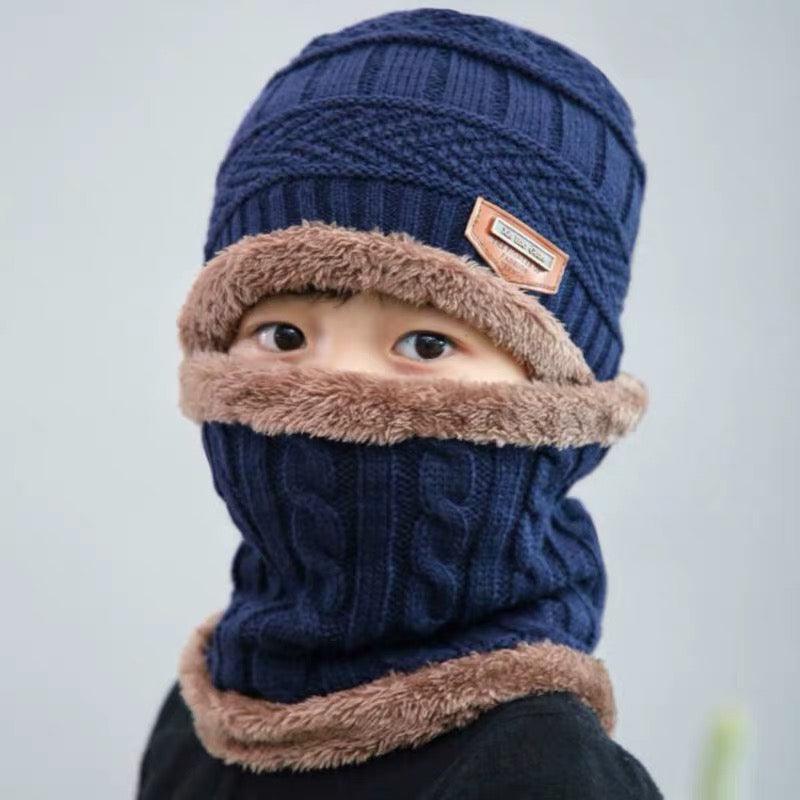Warm knitted hat children's cap - melvincucci