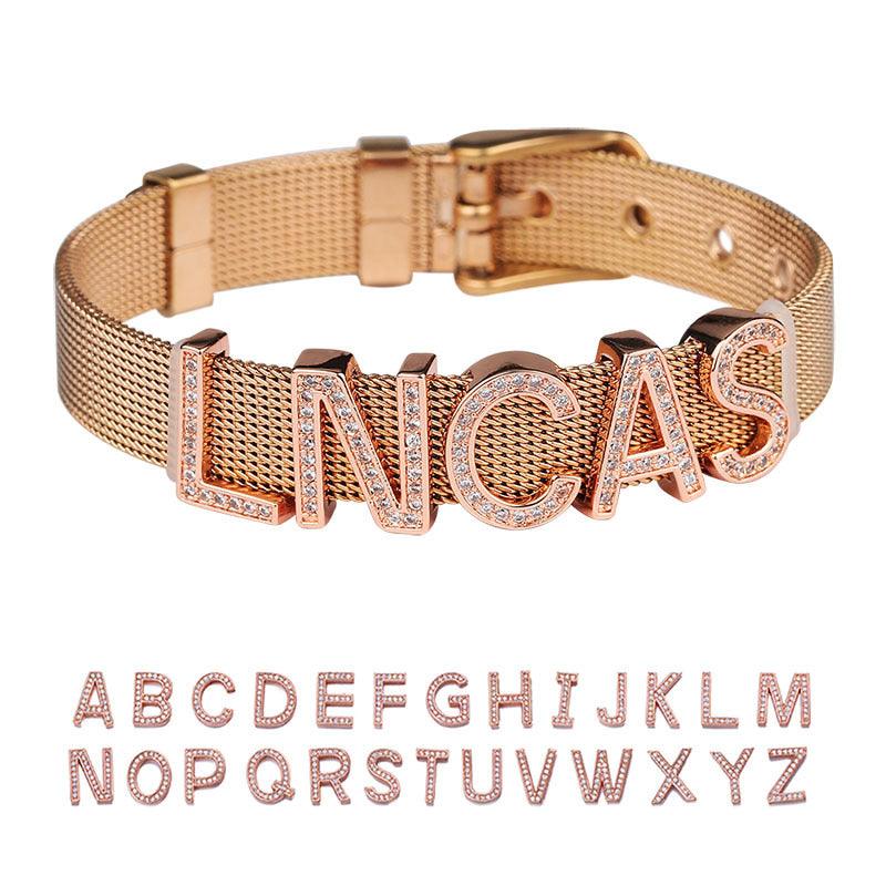 Custom Letter Bracelet - melvincucci
