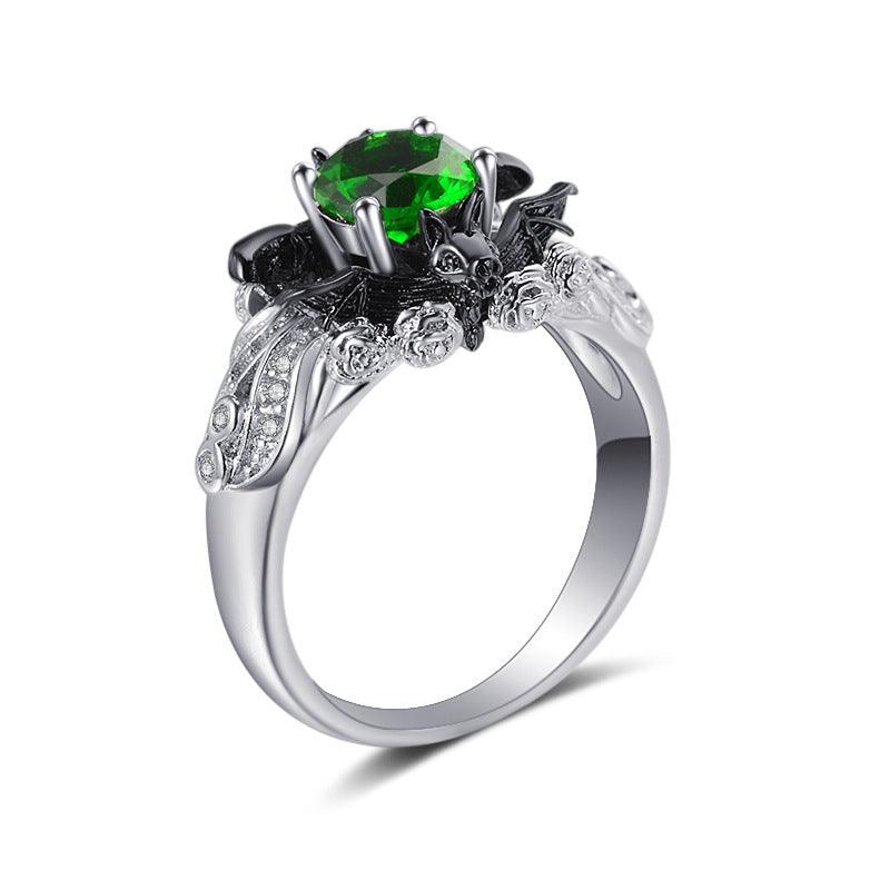 Bat Color Separation Ring European And American Plating - melvincucci