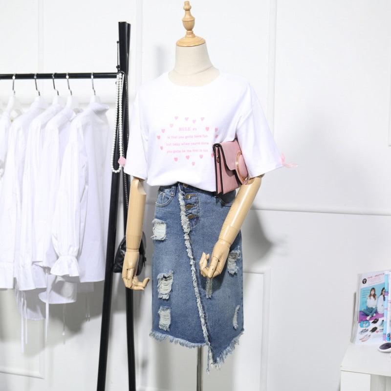 Denim skirt - melvincucci