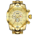 Waterproof quartz watch with large dial - melvincucci