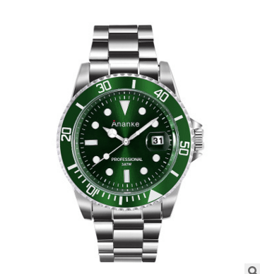 Luminous steel band men's waterproof watch - melvincucci
