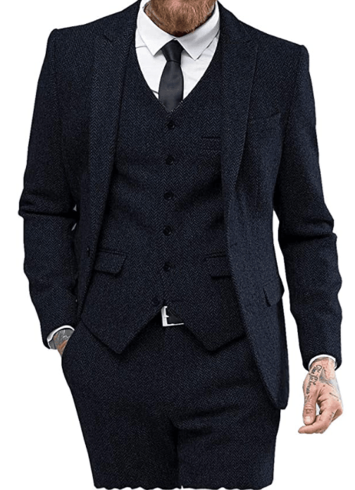 Men's suit three-piece suit suit - melvincucci