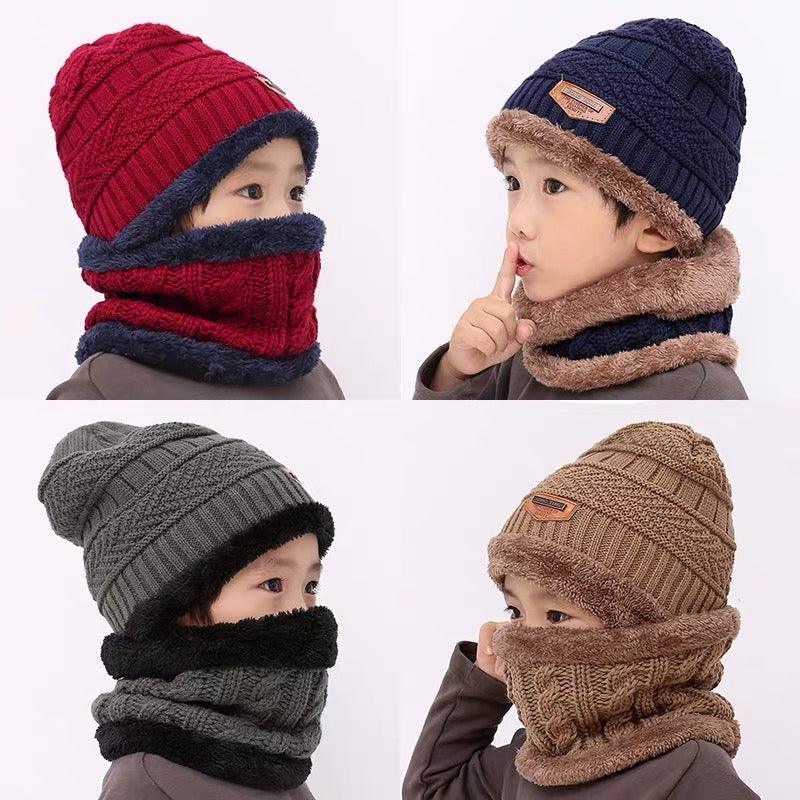 Warm knitted hat children's cap - melvincucci