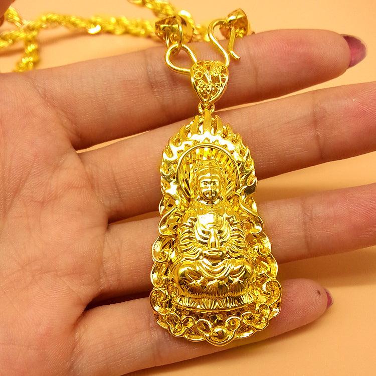 Hemp rope gold necklace - melvincucci