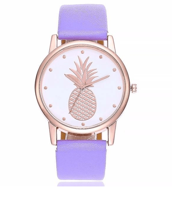 Belt watch Korean version of the watch Personality pineapple pattern simple quartz watch - melvincucci