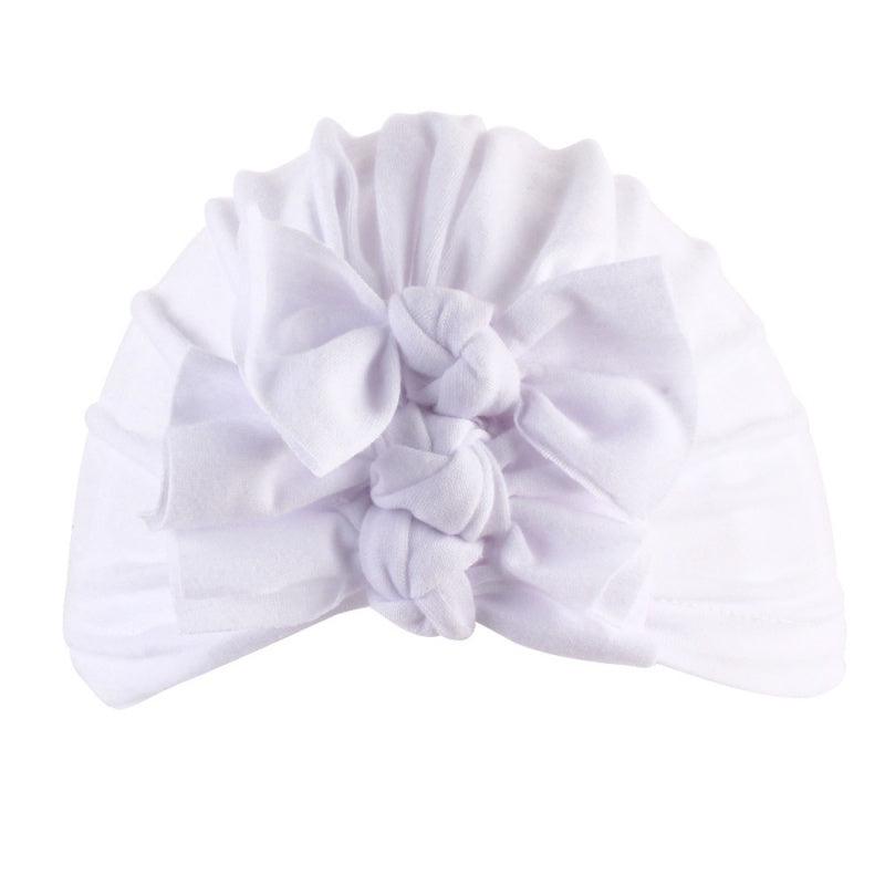 Pleated bowknot baby hat - melvincucci