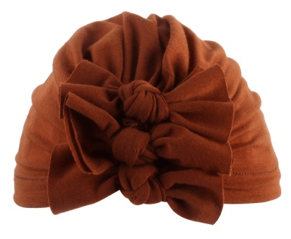 Pleated bowknot baby hat - melvincucci