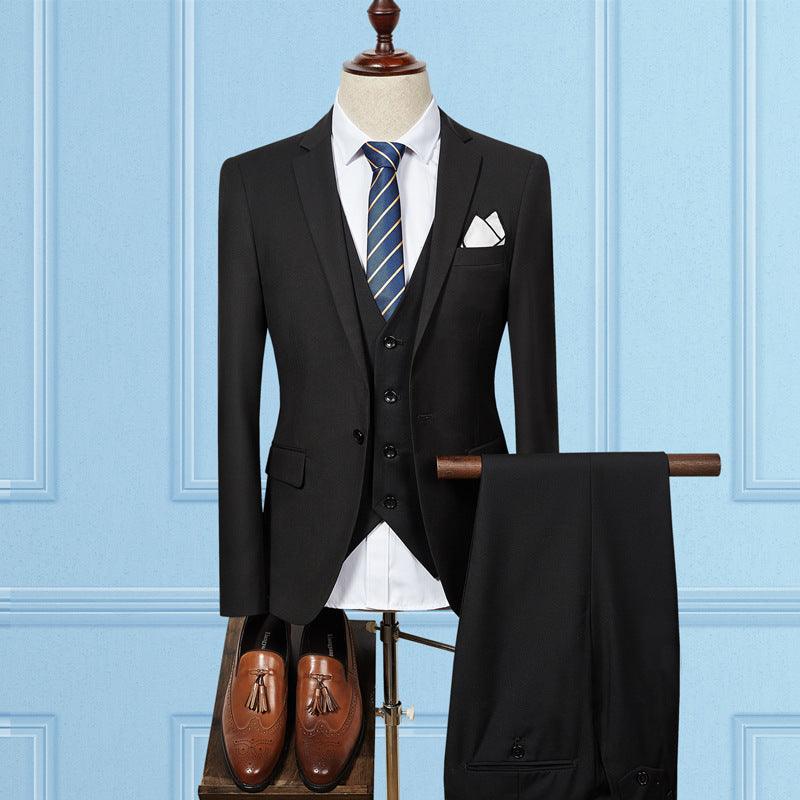 Slim wedding suit groom dress professional wear - melvincucci