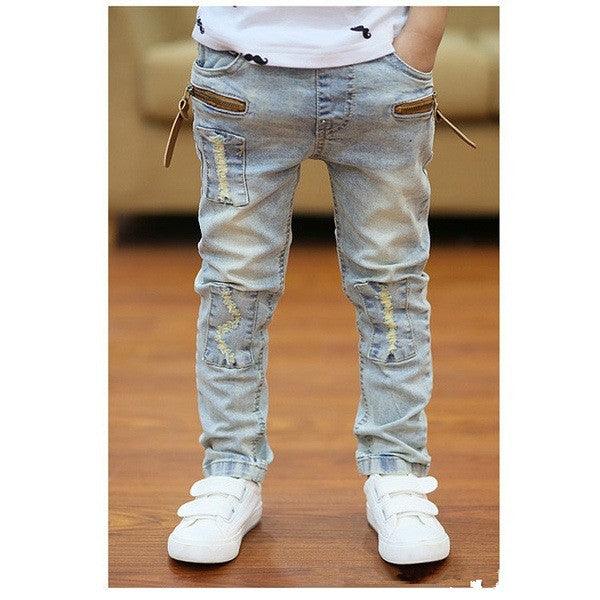 Light Denim Trousers - melvincucci