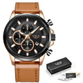 Men's Waterproof Timing Belt Sports Quartz Watch - melvincucci
