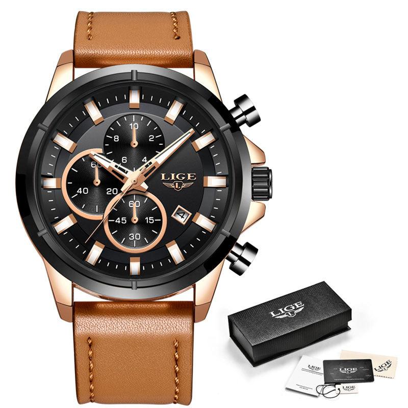 Men's Waterproof Timing Belt Sports Quartz Watch - melvincucci