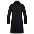 Double-breasted long double-sided woolen coat - melvincucci