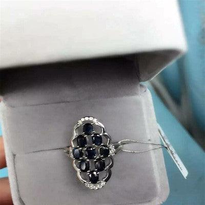Sapphire ring rose gold - melvincucci