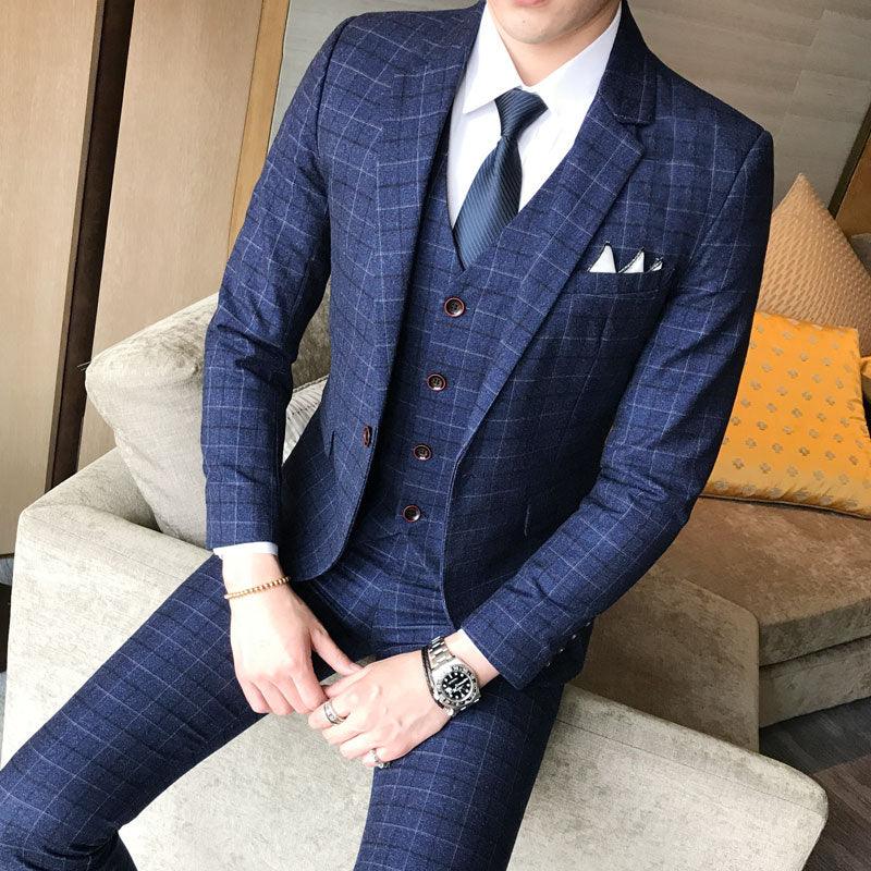 Korean version of the slim youth suit - melvincucci