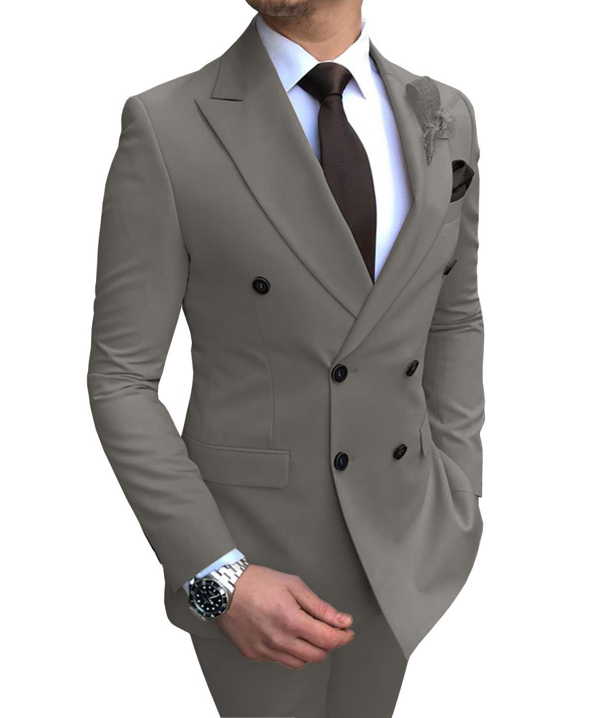 Suit Suit Men's Two-piece Groomsmen Costume Wedding - melvincucci