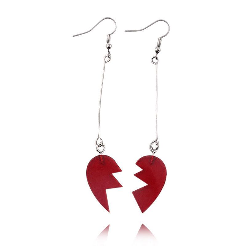 Creative Fashion Love Shape Earring Ear Clip - melvincucci