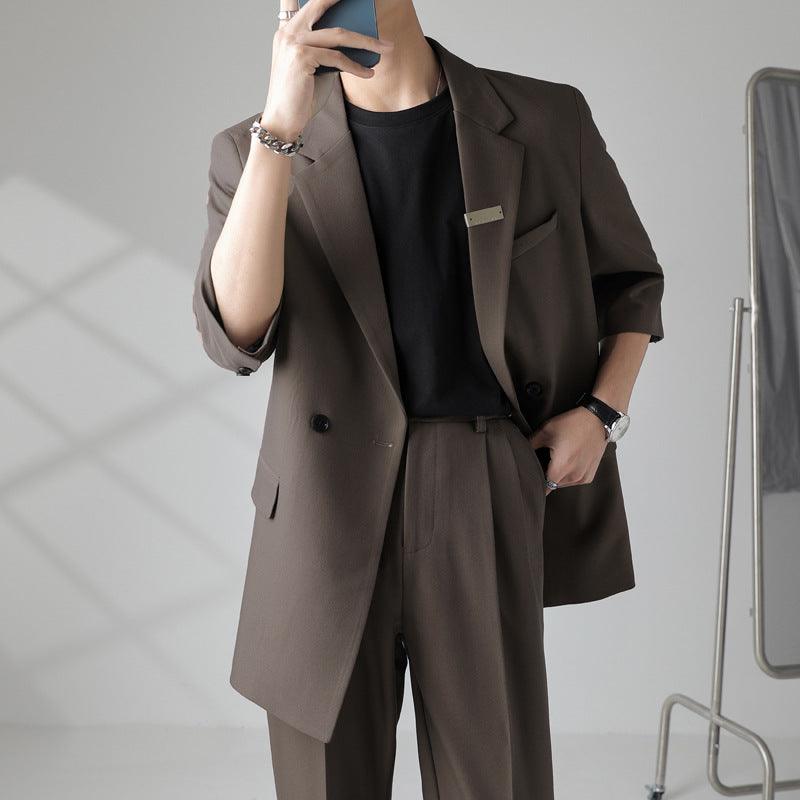 Two-piece Men's Drape Suit Men's Suit - melvincucci
