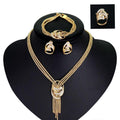 Europe And The United States Jewelry Necklace, Bracelet, Earrings, Rings, Wedding Bride Jewelry Set Four Pieces, Sell Fast Sell Hot - melvincucci