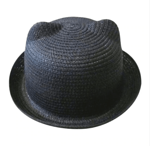 Summer hat Korean cute cat ears straw hat sun hat sun hat - melvincucci
