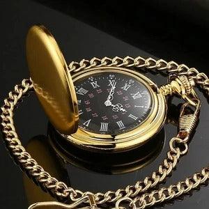 Manual Pocket Watch Student Quartz Necklace Pocket Watch Double - melvincucci