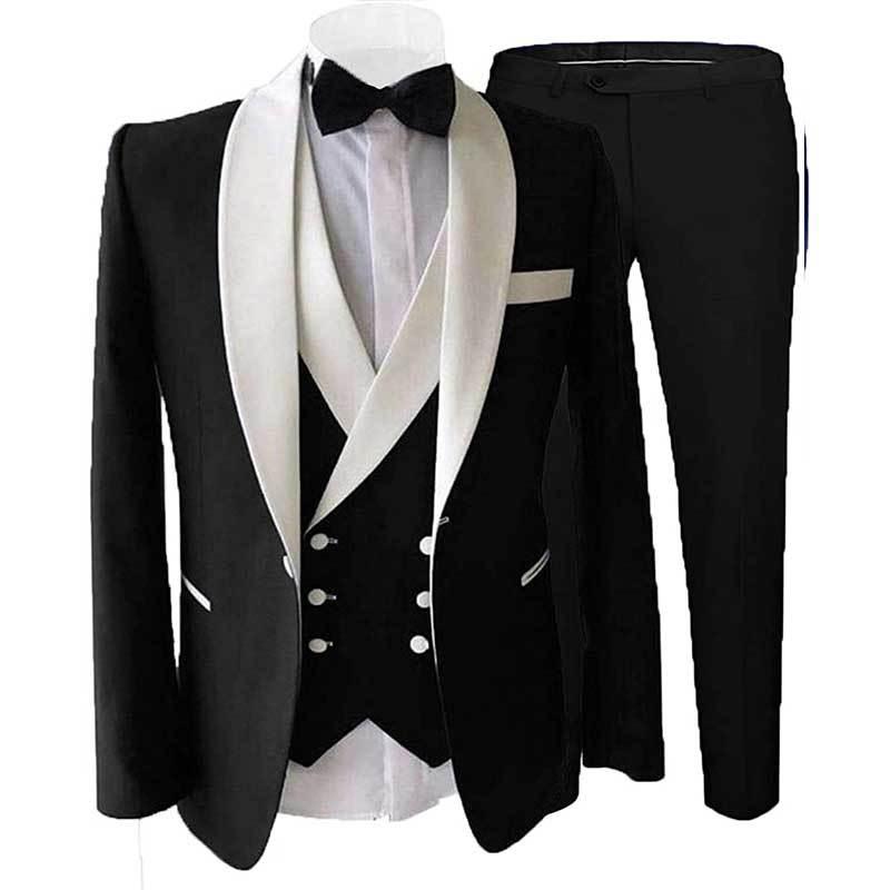 Lapel White Thin Loose-fitting Zipper Spot Casual Cotton Back Slit Men's - melvincucci