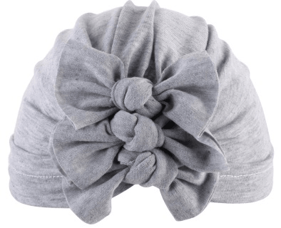 Pleated bowknot baby hat - melvincucci
