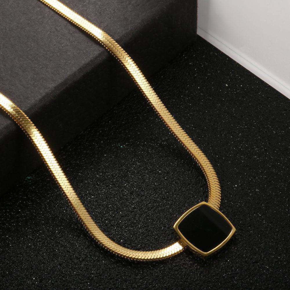 Gold-plated Stainless Steel Necklace Fashion - melvincucci