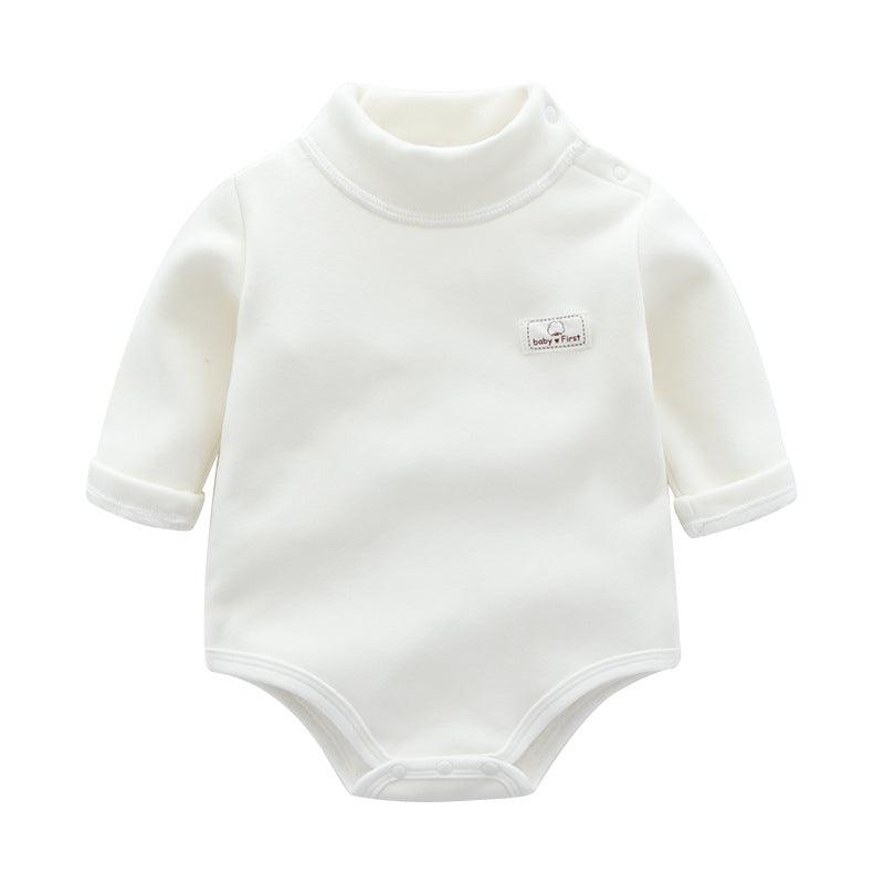 Baby Plus Velvet Warm Triangle Romper Crawl - melvincucci