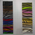 Faux Horsehair Zebra Leather Printed Fabric - melvincucci