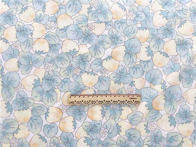 New Strawberry Cotton Twill Print Fabric - melvincucci
