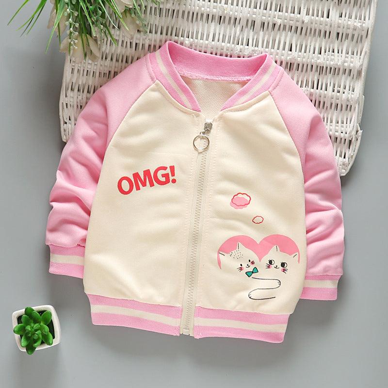 Boys And Girls Jackets Korean Baseball Uniforms Children's Babies Casual Western Style - melvincucci