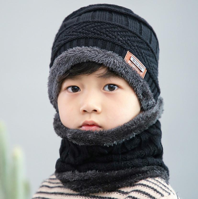Warm knitted hat children's cap - melvincucci