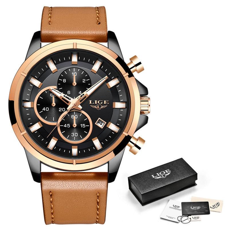 Men's Waterproof Timing Belt Sports Quartz Watch - melvincucci