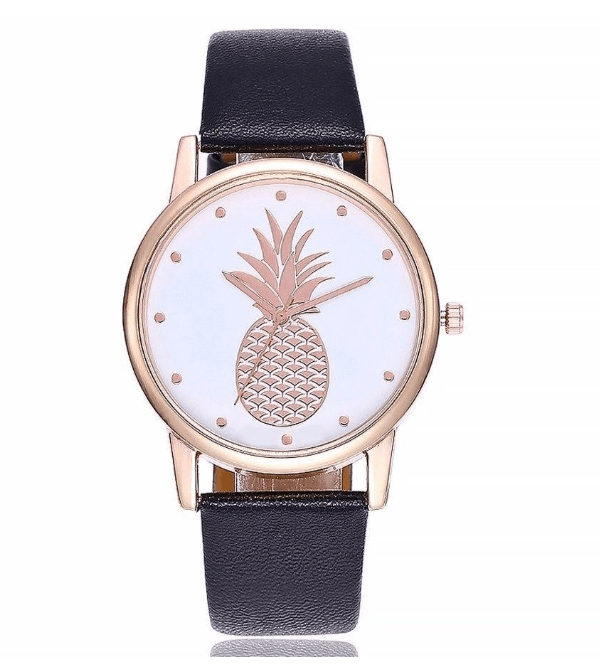 Belt watch Korean version of the watch Personality pineapple pattern simple quartz watch - melvincucci